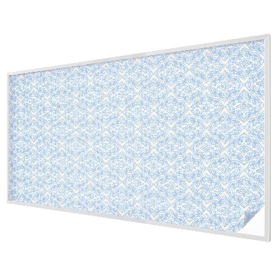 Naklejka witraż na szybę mleczna Kwiatowy ornament