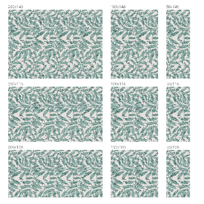 Witraż przyklejany na okno folia matowa Zielone liście