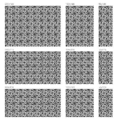 Folia okienna dekoracyjna witraż Geometryczne liście