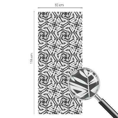 Folia okienna dekoracyjna witraż Geometryczne liście