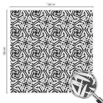 Folia okienna dekoracyjna witraż Geometryczne liście