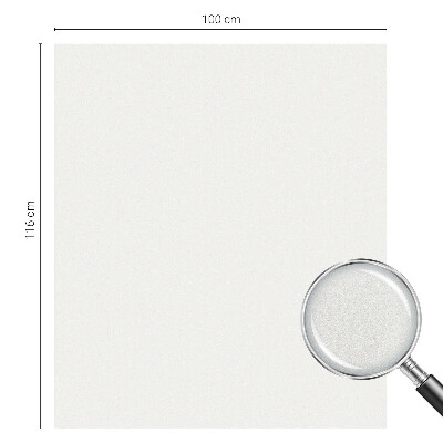 Naklejka witraż na szybę mleczna Delikatna biel