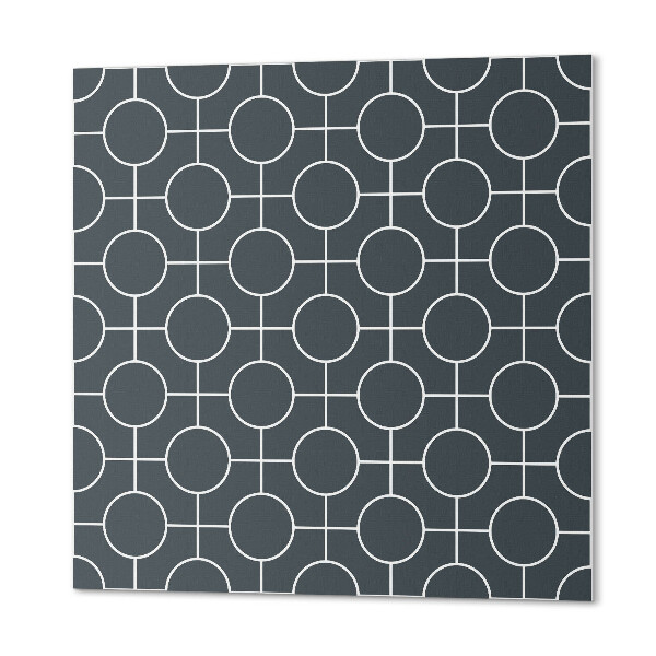 Samoprzylepne płytki na ścianę Geometria kół i linii w designie
