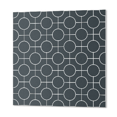 Samoprzylepne płytki na ścianę Geometria kół i linii w designie