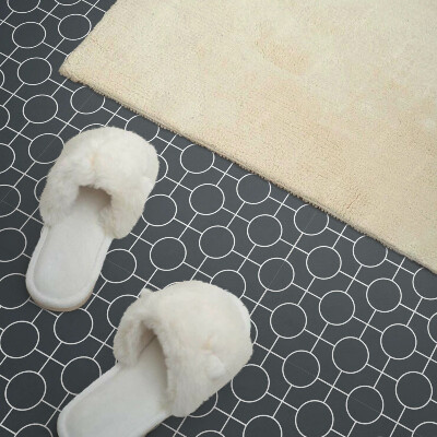 Samoprzylepne płytki na ścianę Geometria kół i linii w designie