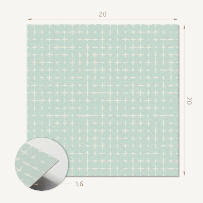 Kafelki samoprzylepne Kształty krzyży i linii geometrycznych