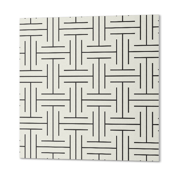 Samoprzylepne płytki na ścianę Geometryczne kształty w kratkę