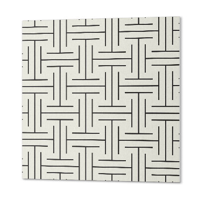 Samoprzylepne płytki na ścianę Geometryczne kształty w kratkę
