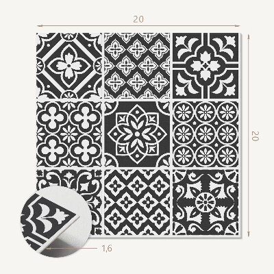 Samoprzylepne płytki Kafelkowe wzory w geometrycznym stylu