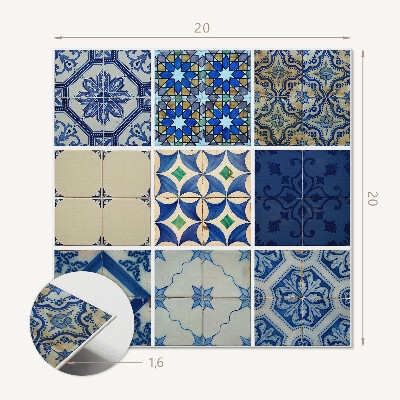Kafelki samoprzylepne Motywy kafli ceramicznych