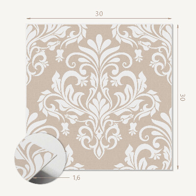 Samoprzylepne płytki Stylowy design roślinny