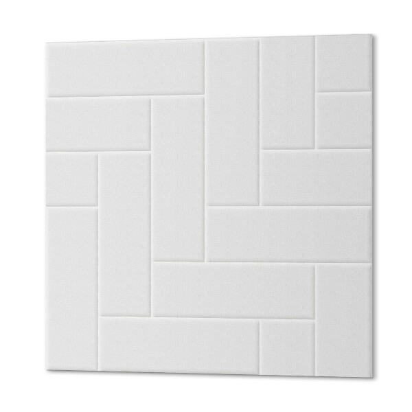 Samoprzylepne płytki Geometryczna jodełka w ceglanej tonacji