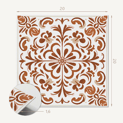 Kafelki samoprzylepne Ornamenty z motywem kwiatowym