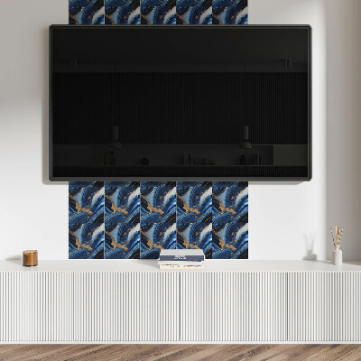 Kafelki samoprzylepne Abstrakcyjny design falowy