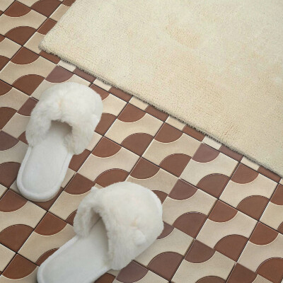 Kafelki samoprzylepne Wzory w geometryczne płytki