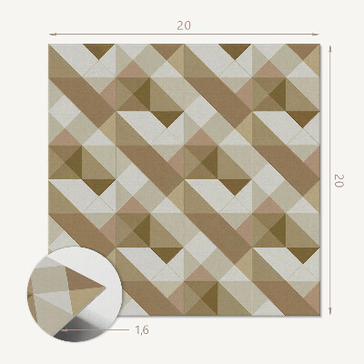 Kafelki samoprzylepne Naturalne wzory inspirowane geometrią