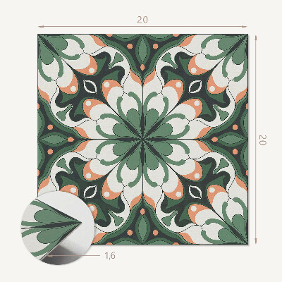 Kafelki samoprzylepne Nowoczesny design roślinny