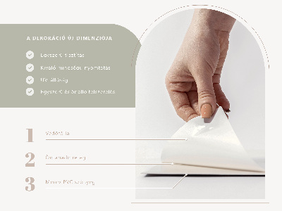 Samoprzylepne płytki Ornament wzory roślinne w subtelnej formie