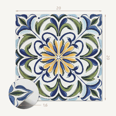Kafelki samoprzylepne Kwiatowy design w roślinnej kompozycji