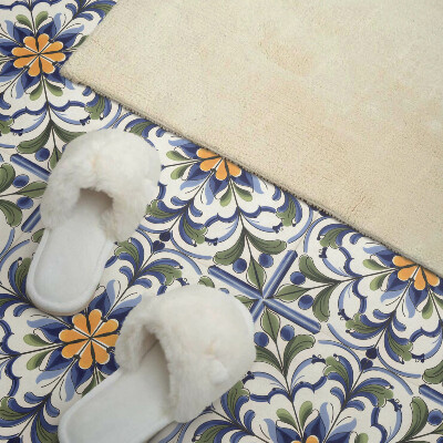 Samoprzylepne płytki Ceramiczne zdobienia z kwiatowym akcentem
