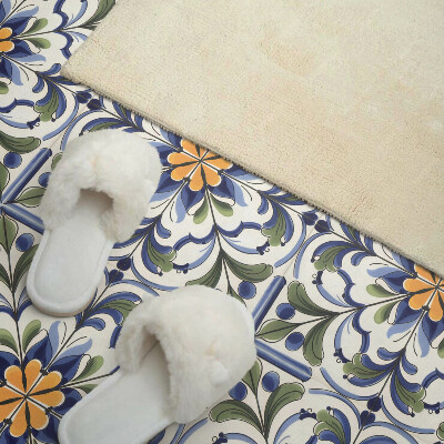 Samoprzylepne płytki Ceramiczne zdobienia z kwiatowym akcentem