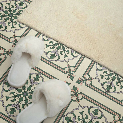 Samoprzylepne płytki na ścianę Ornamenty w kwiatowym wzorze