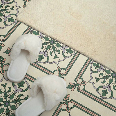 Samoprzylepne płytki na ścianę Ornamenty w kwiatowym wzorze