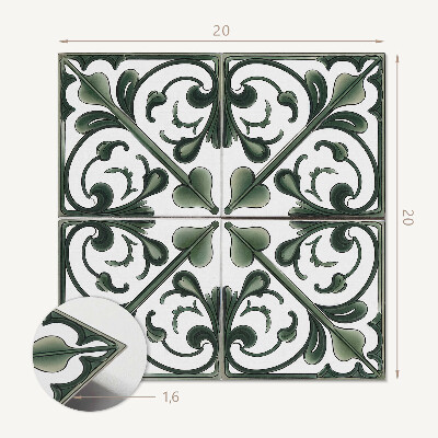 Kafelki samoprzylepne Ornamenty roślinne w stylowym wydaniu