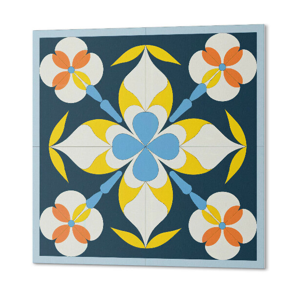 Samoprzylepne płytki na ścianę Roślinny design