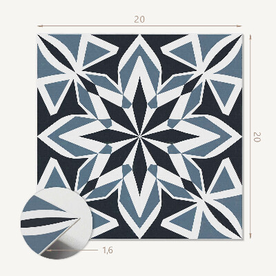 Samoprzylepne płytki na ścianę Geometria w harmonijnych formach