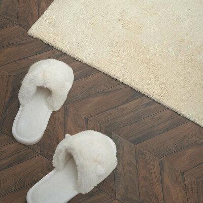 Samoprzylepne płytki Motyw deski w stylu jodełki