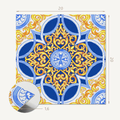 Samoprzylepne płytki Motyw florystyczny w designie