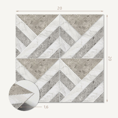 Kafelki samoprzylepne Kafelkowy motyw geometryczny