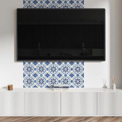 Samoprzylepne płytki na ścianę Florystyczny design
