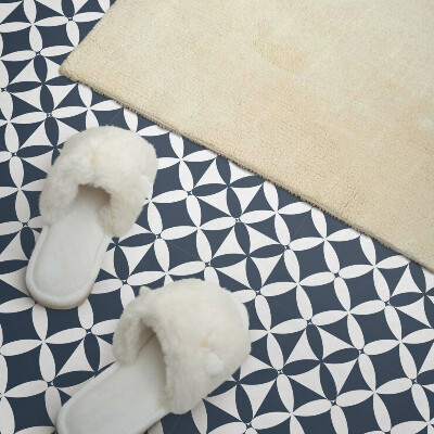 Samoprzylepne płytki na ścianę Wzór kwiatowy w formach geometrycznych