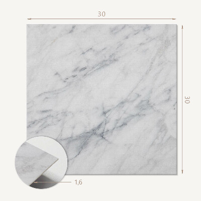 Samoprzylepne płytki na ścianę Wzór żyłkowanego marmuru