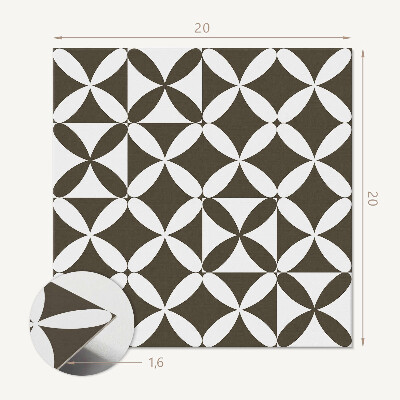 Kafelki samoprzylepne Abstrakcyjny motyw z kształtami geometrycznymi