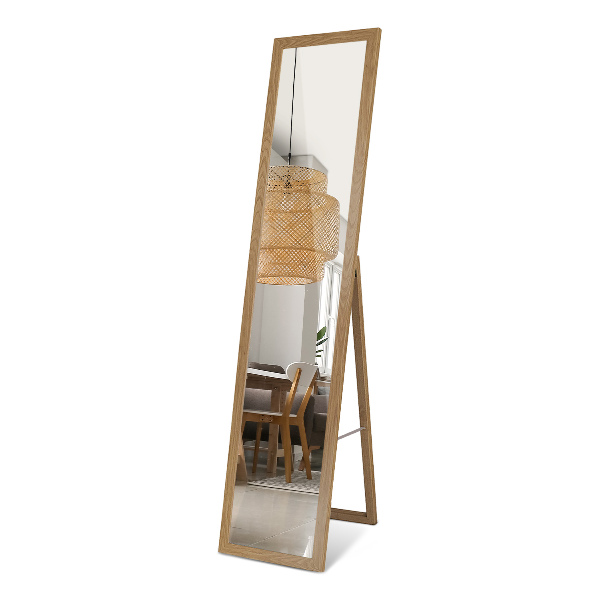 Stojące lustro w dębowej ramie 36x156 cm