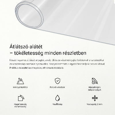 Podkładka na biurko przezroczysta