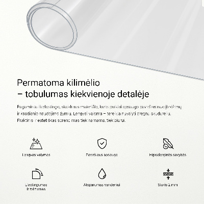 Podkładka na biurko przezroczysta