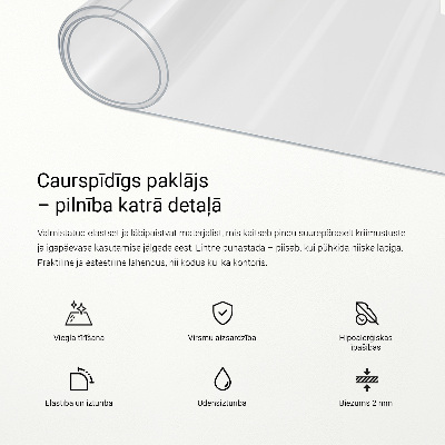 Podkładka na biurko przezroczysta