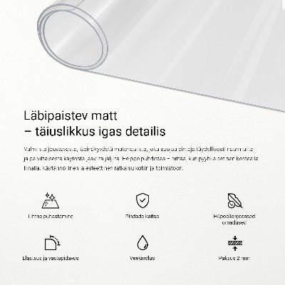 Mata przezroczysta uniwersalna