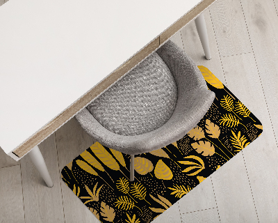 Podkładka pod krzesło obrotowe Żółte Liście
