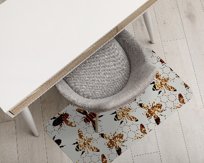 Podkładka pod krzesło obrotowe Pszczoły Plaster Miodu