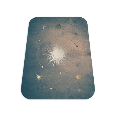 Podkładka pod krzesło obrotowe Gwiazdy i planety