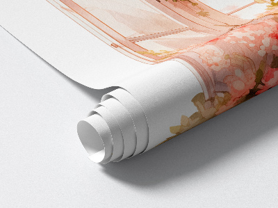 Plakat okno 94x100 Romantyczne okno