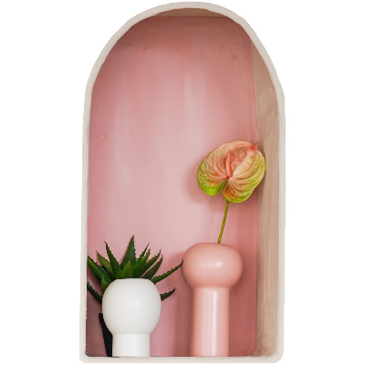 Naklejka przestrzenna 3D na ścianę 58x100 Subtelna roślinność