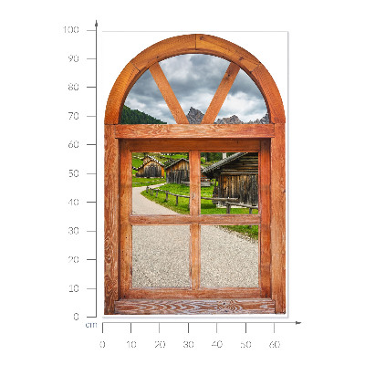 Plakat okno 65x100 Okienne widoki