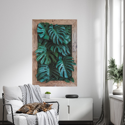 Naklejka przestrzenna 3D na ścianę 67x100 Zielona kompozycja