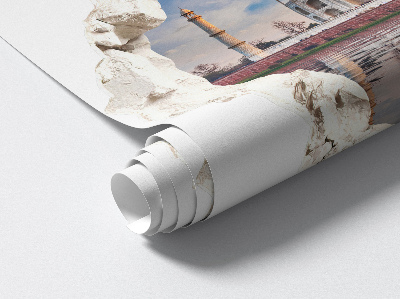 Fototapeta dziura w ścianie 100x95 Egzotyczny zabytek